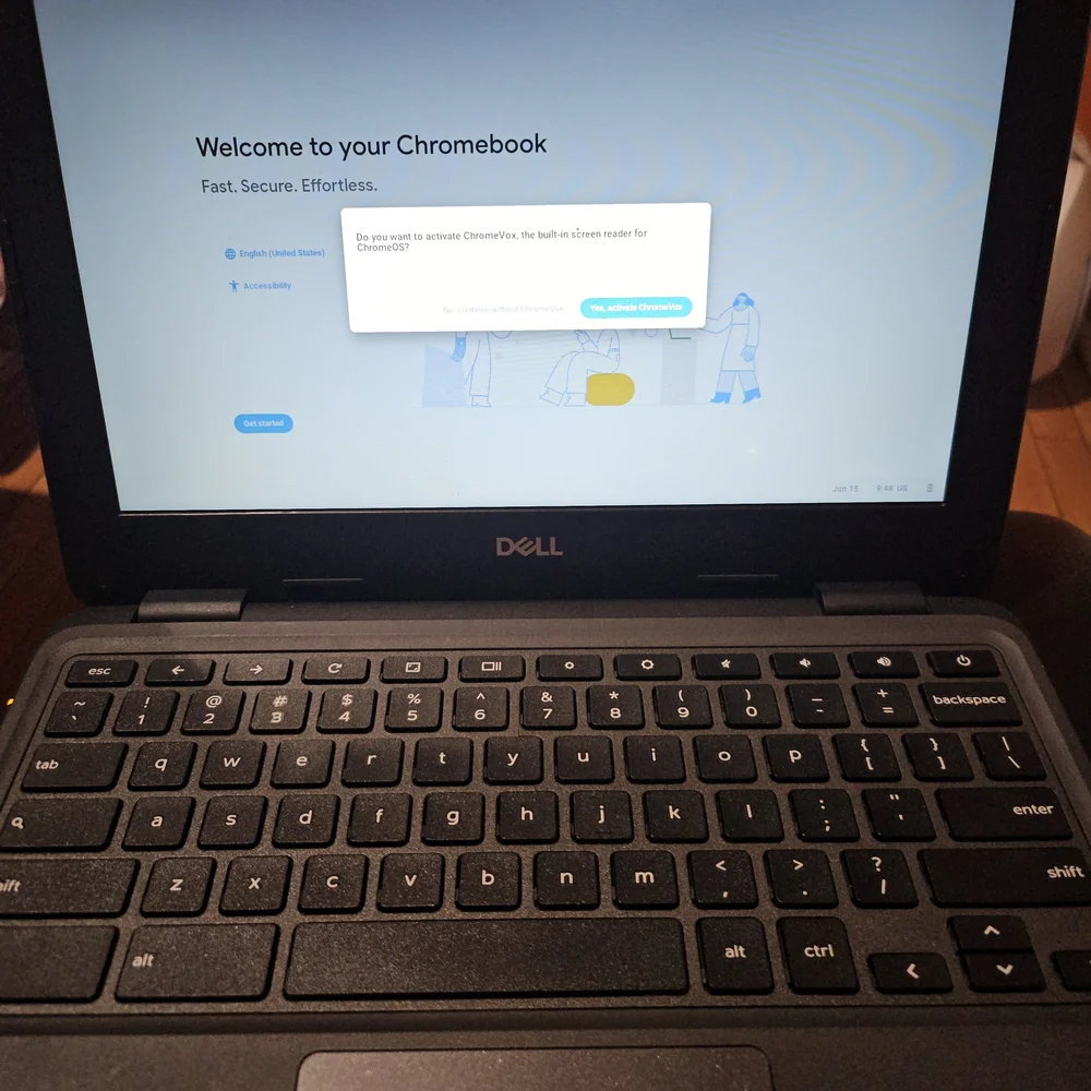 Dell Gray Chromebook